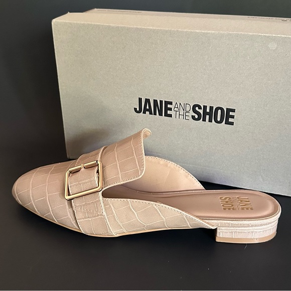 Jane and the Shoe beige crocodile Isla - Picture 1 of 9